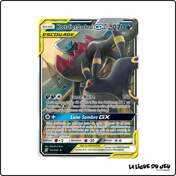 Ultra - Pokemon - Harmonie des Esprits - Noctali et Darkrai GX 125/236