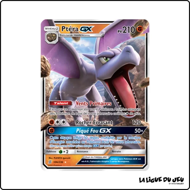 Ultra - Pokemon - Harmonie des Esprits - Ptéra GX 106/236