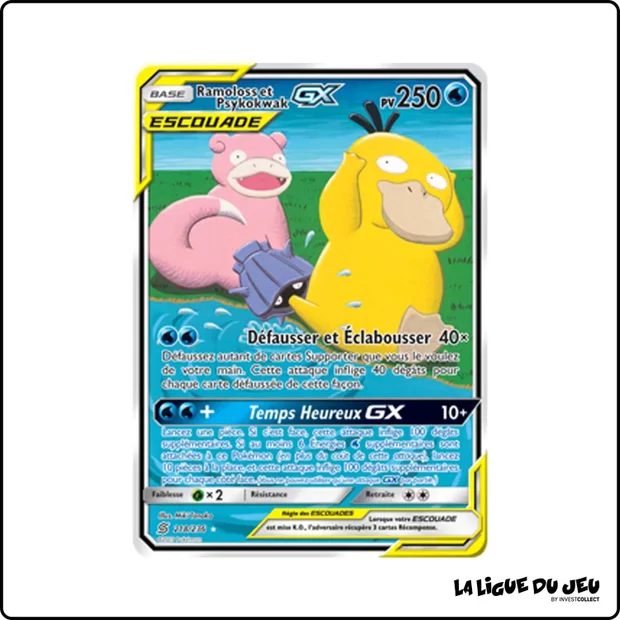 Ultra - Pokemon - Harmonie des Esprits - Ramoloss et Psykokwak GX 218/236