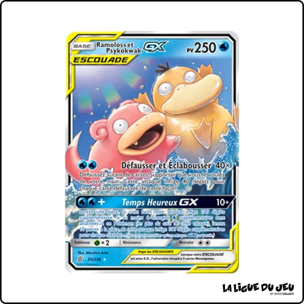 Ultra - Pokemon - Harmonie des Esprits - Ramoloss et Psykokwak GX 35/236