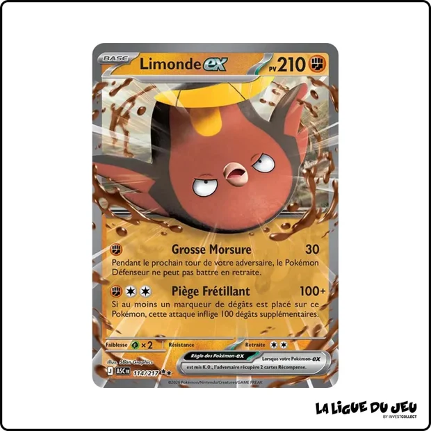 Ultra - Pokemon - Héros Transcendants - Limonde ex 114/217