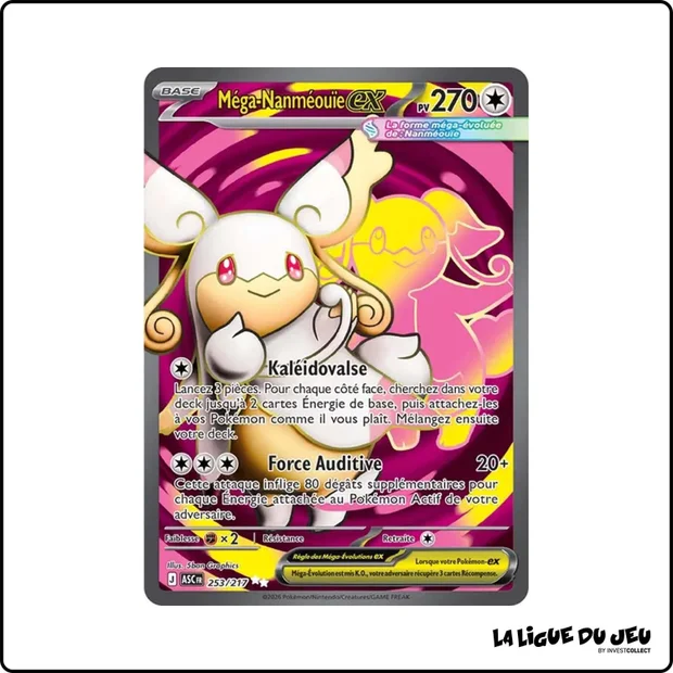 Ultra - Pokemon - Héros Transcendants - Méga-Nanméouïe ex 253/217