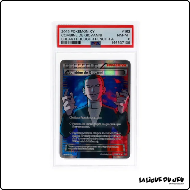 Ultra - Pokemon - Impulsion Turbo - Combine de Giovanni - 162/162 - PSA 8 - Français