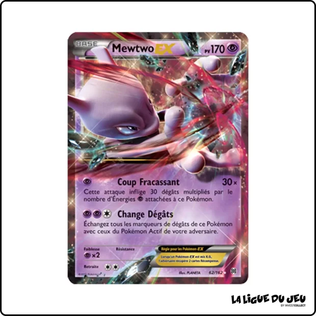 Ultra - Pokemon - Impulsion Turbo - Mewtwo EX 62/162