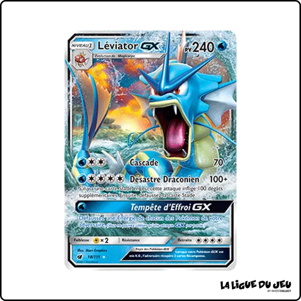 Ultra - Pokemon - Invasion Carmin - Léviator GX 18/111