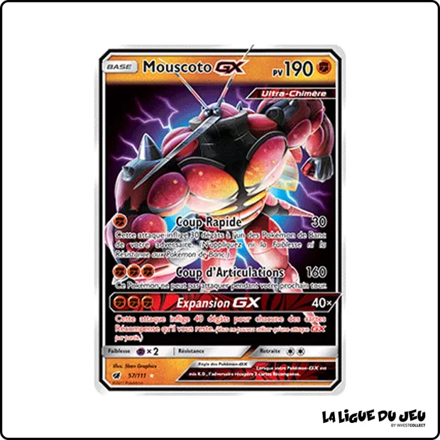 Ultra - Pokemon - Invasion Carmin - Mouscoto GX 57/111