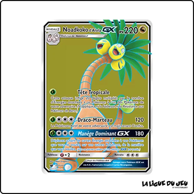 Ultra - Pokemon - Invasion Carmin - Noadkoko d'Alola GX 107/111