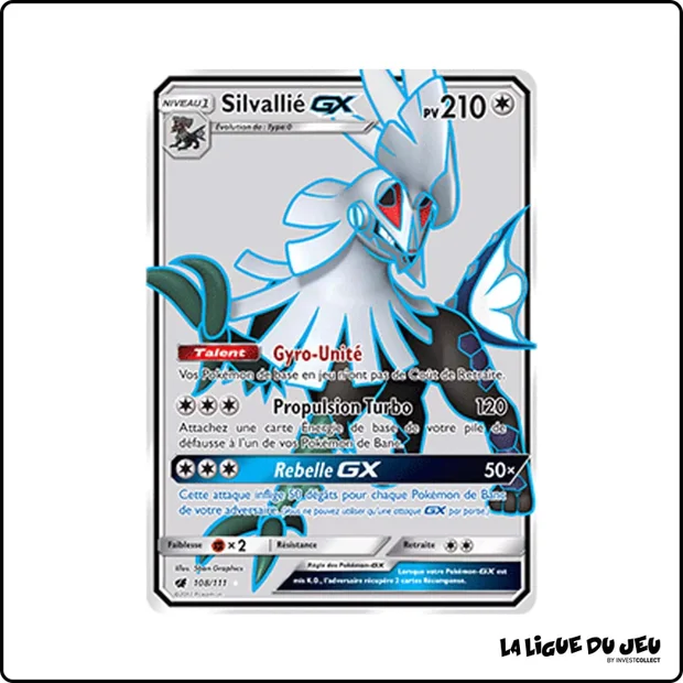 Ultra - Pokemon - Invasion Carmin - Silvallié GX 108/111