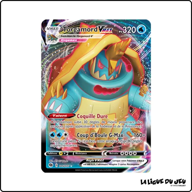 Ultra - Pokemon - La Voie du Maître - Torgamord VMAX 15/73