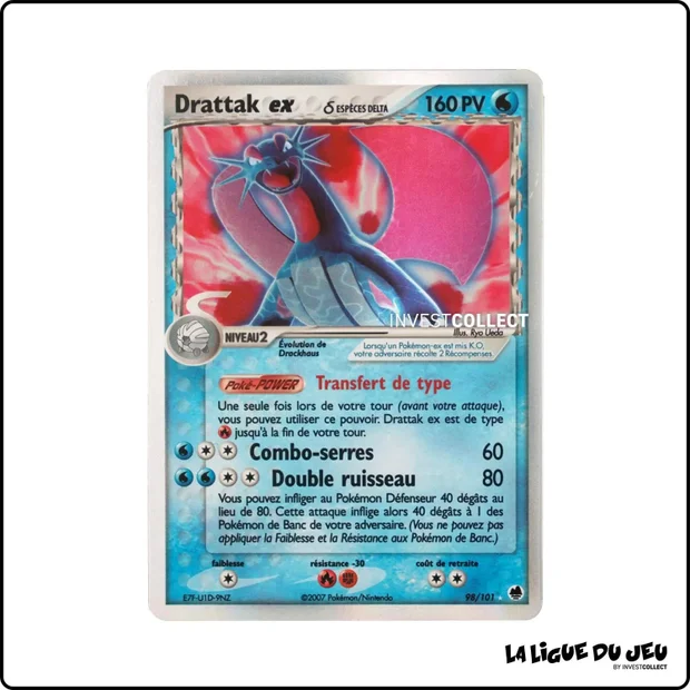 Ultra - Pokemon - Île des Dragons - Drattak ex 98/101