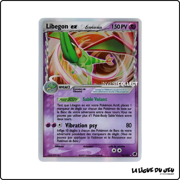 Ultra - Pokemon - Île des Dragons - Libegon ex 92/101