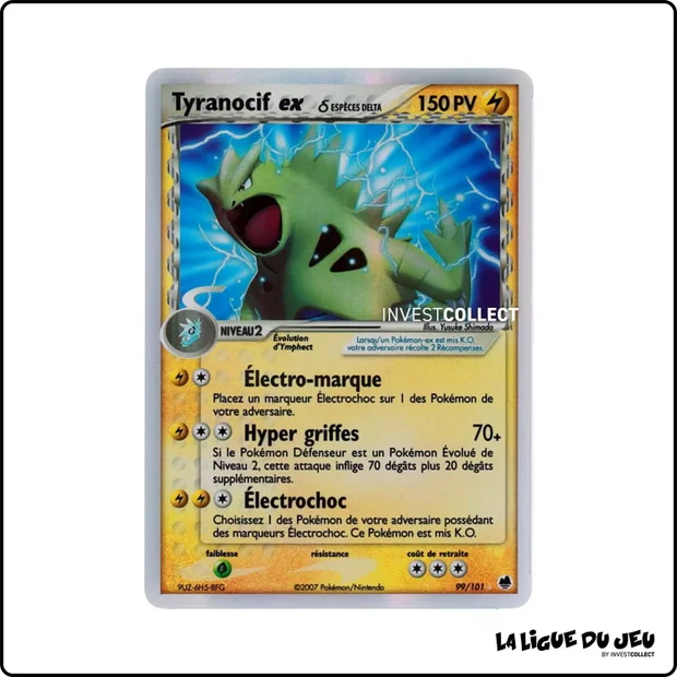 Ultra - Pokemon - Île des Dragons - Tyranocif ex 99/101