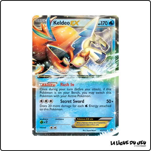 Ultra - Pokemon - Legendary Treasures - Keldeo EX 45/113