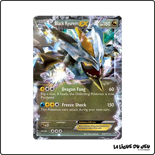 Ultra - Pokemon - Legendary Treasures - Kyurem Noir EX 100/113