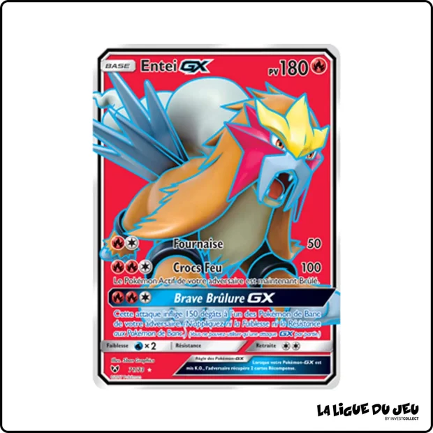 Ultra - Pokemon - Légendes Brillantes - Entei GX 71/73