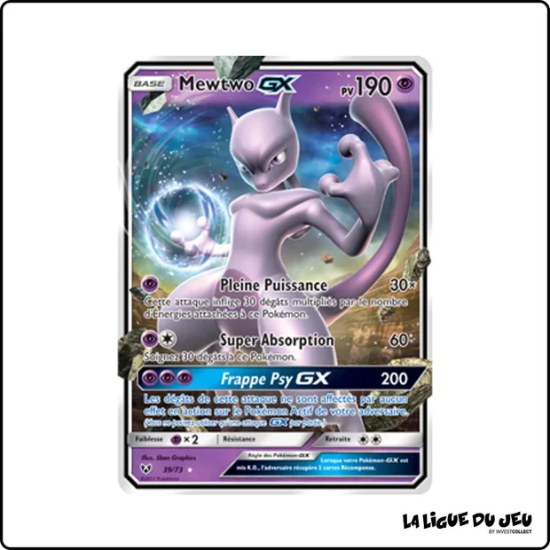Ultra - Pokemon - Légendes Brillantes - Mewtwo GX 39/73