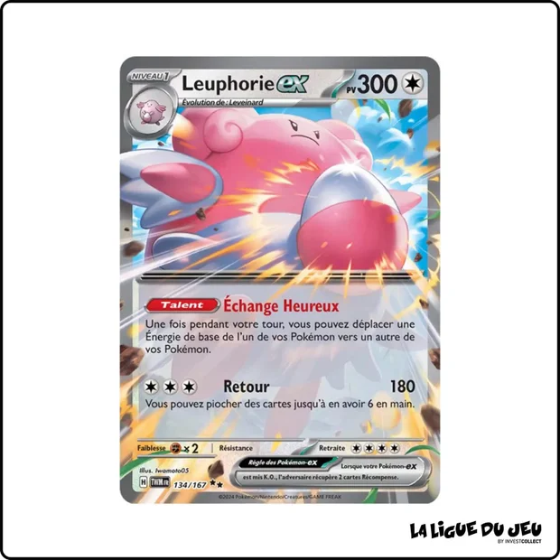 Ultra - Pokemon - Mascarade Crépusculaire - Leuphorie-ex 134/167