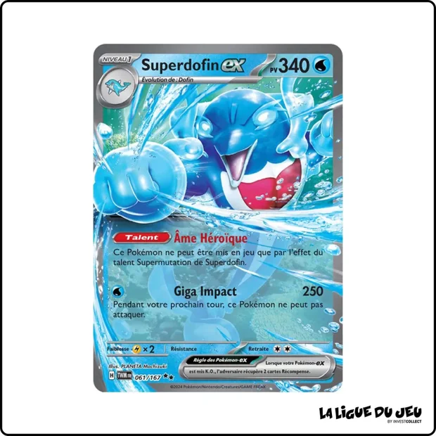 Ultra - Pokemon - Mascarade Crépusculaire - Superdofin-ex 61/167