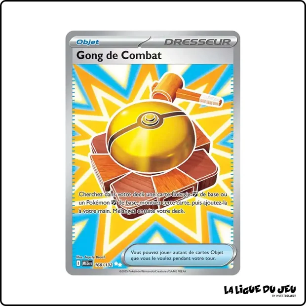 Ultra - Pokemon - Méga Évolution de Base - Gong de Combat 168/132