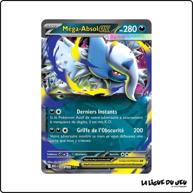 Ultra - Pokemon - Méga Évolution de Base - Méga-Absol ex 86/132