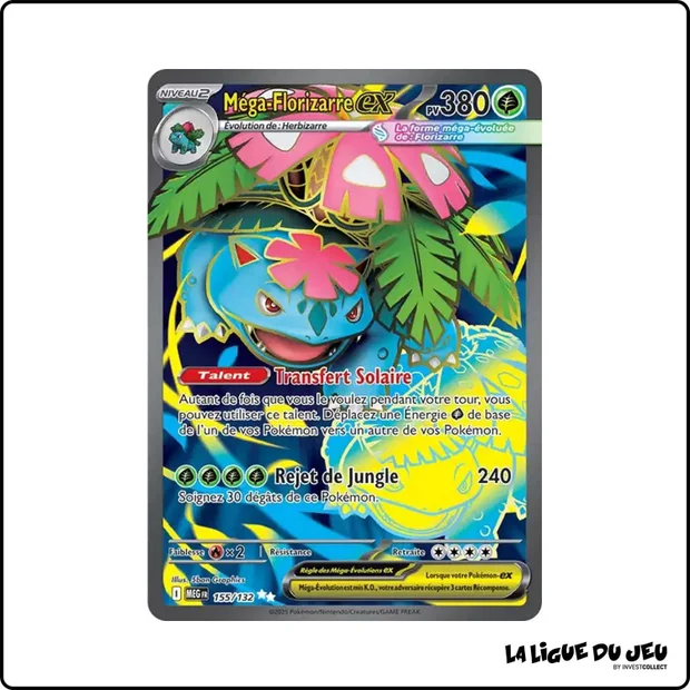 Ultra - Pokemon - Méga Évolution de Base - Méga-Florizarre ex 155/132