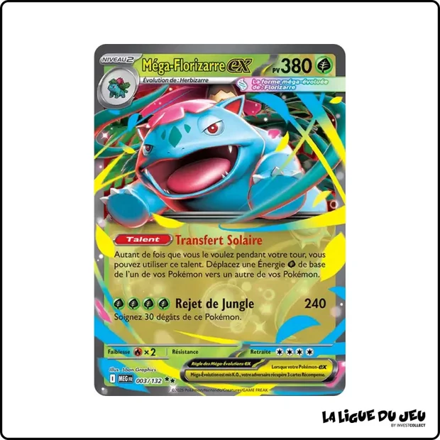 Ultra - Pokemon - Méga Évolution de Base - Méga-Florizarre ex 3/132