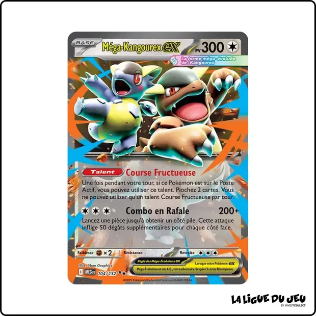Ultra - Pokemon - Méga Évolution de Base - Méga-Kangourex ex 104/132