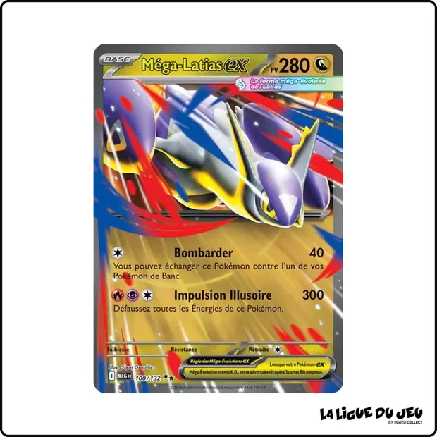 Ultra - Pokemon - Méga Évolution de Base - Méga-Latias ex 100/132