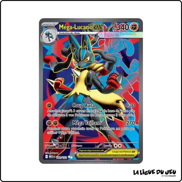 Ultra - Pokemon - Méga Évolution de Base - Méga-Lucario ex 160/132