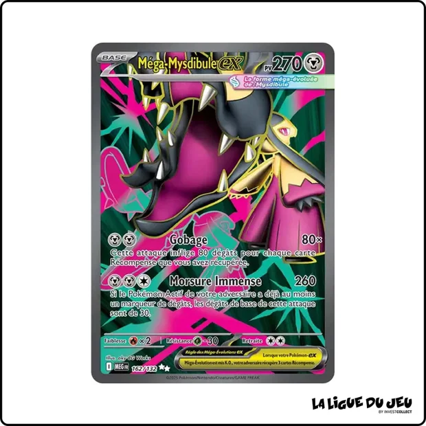 Ultra - Pokemon - Méga Évolution de Base - Méga-Mysdibule ex 162/132