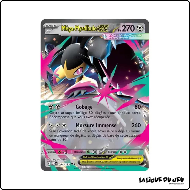 Ultra - Pokemon - Méga Évolution de Base - Méga-Mysdibule ex 94/132