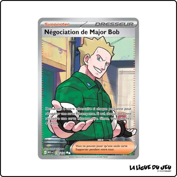Ultra - Pokemon - Méga Évolution de Base - Négociation de Major Bob 170/132