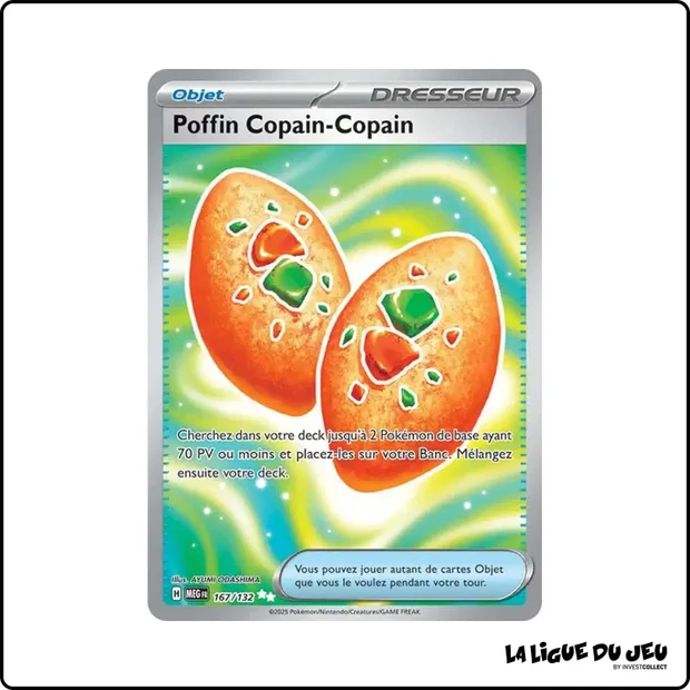 Ultra - Pokemon - Méga Évolution de Base - Poffin Copain-Copain 167/132