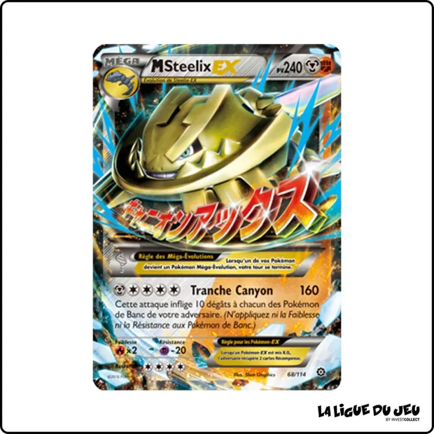 Ultra - Pokemon - Offensive Vapeur - M Steelix EX 68/116