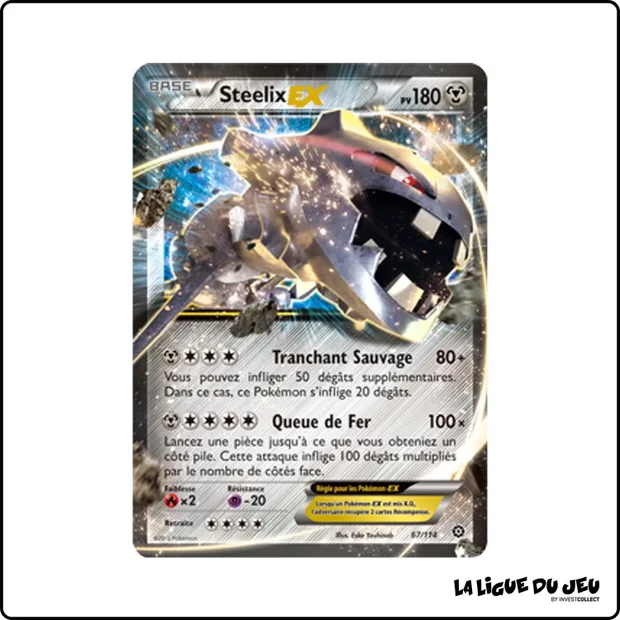 Ultra - Pokemon - Offensive Vapeur - Steelix EX 67/116