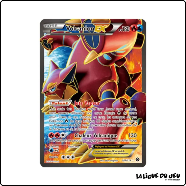 Ultra - Pokemon - Offensive Vapeur - Volcanion EX 107/116