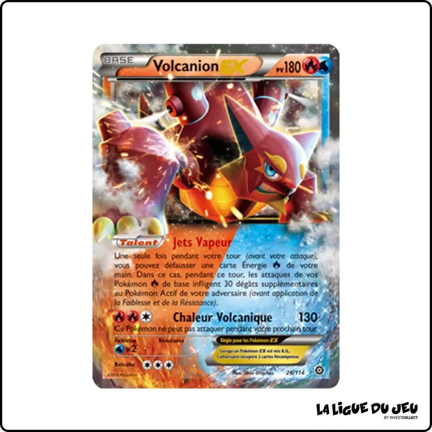 Ultra - Pokemon - Offensive Vapeur - Volcanion EX 26/116