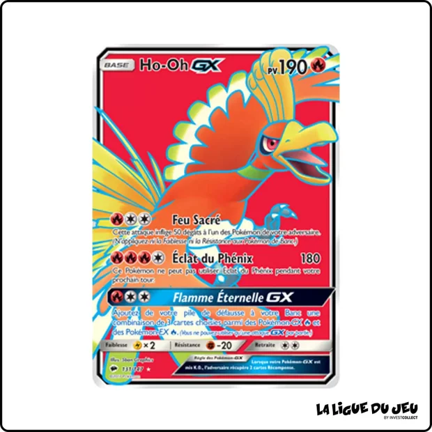 Ultra - Pokemon - Ombres Ardentes - Ho-Oh GX 131/147