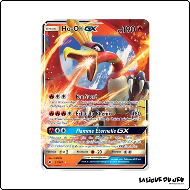 Ultra - Pokemon - Ombres Ardentes - Ho-Oh GX 21/147