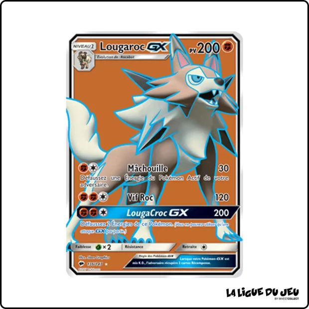 Ultra - Pokemon - Ombres Ardentes - Lougaroc GX 136/147