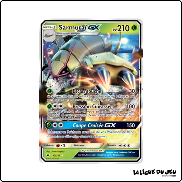 Ultra - Pokemon - Ombres Ardentes - Sarmuraï GX 17/147