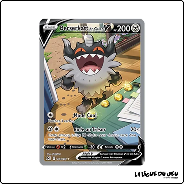 Ultra - Pokemon - Origine Perdue - Berserkatt de Galar V 184/196