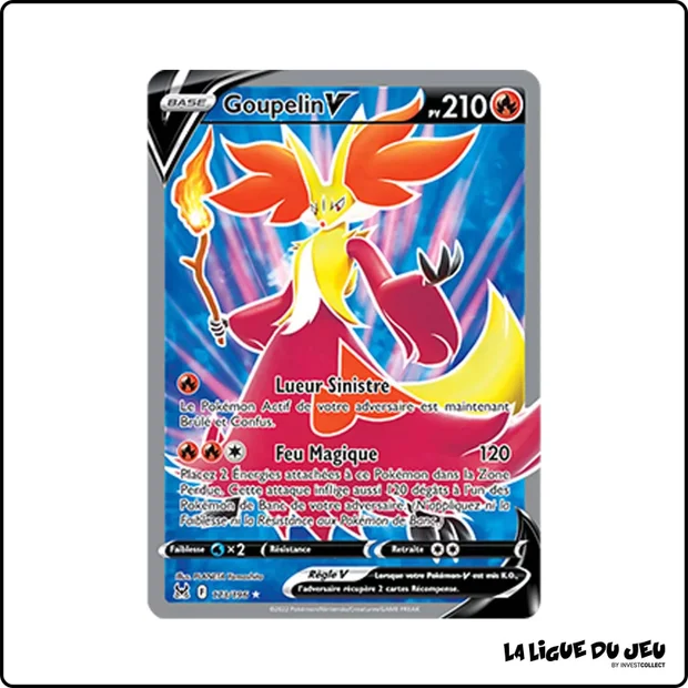 Ultra - Pokemon - Origine Perdue - Goupelin V 173/196