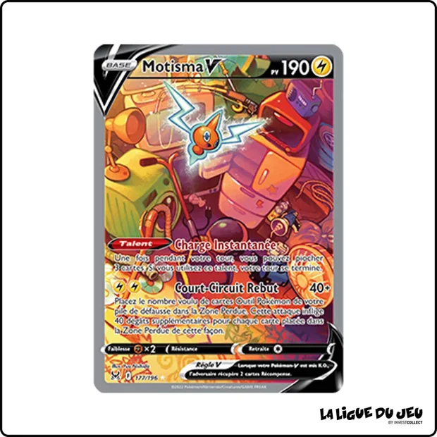 Ultra - Pokemon - Origine Perdue - Motisma V 177/196