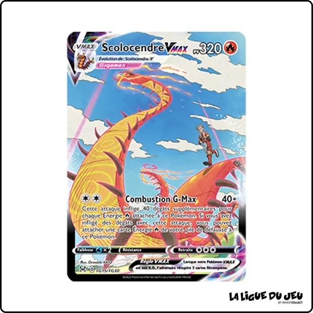 Ultra - Pokemon - Origine Perdue - Scolocendre VMAX TG15/TG30