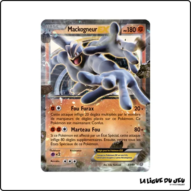 Ultra - Pokemon - Origines Antiques - Mackogneur EX 37/98