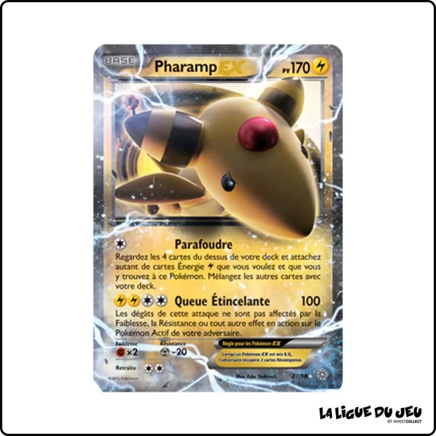Ultra - Pokemon - Origines Antiques - Pharamp EX 27/98