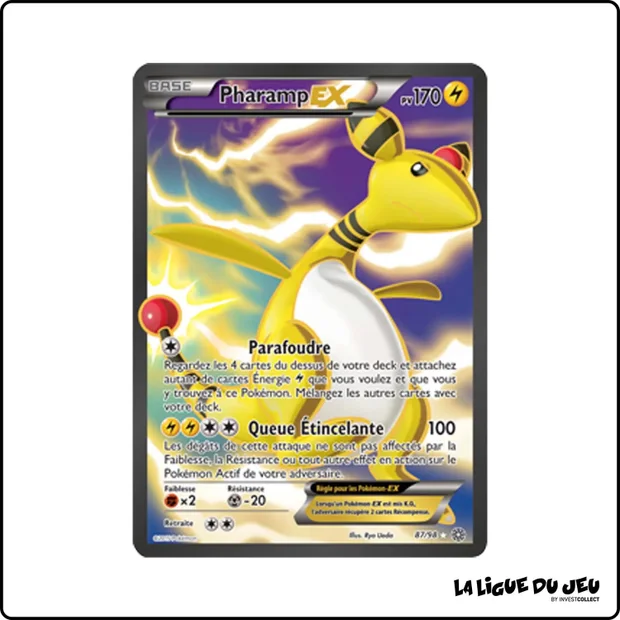 Ultra - Pokemon - Origines Antiques - Pharamp EX 87/98
