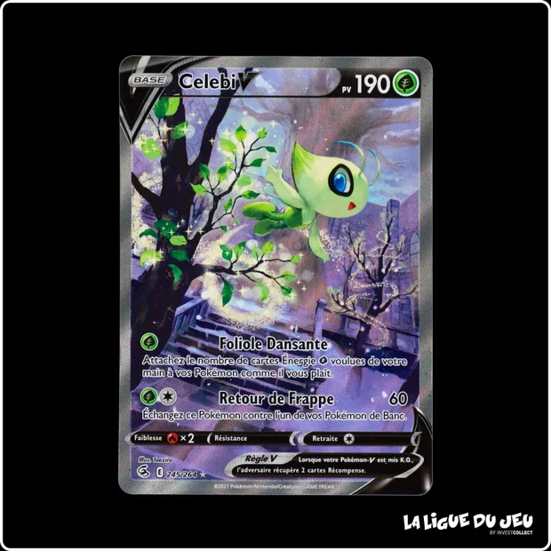 Ultra - Pokemon - Poing de Fusion - Celebi V 245/264