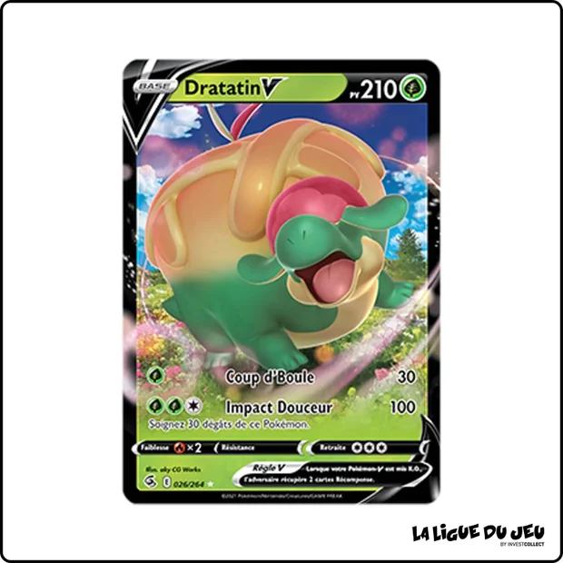 Ultra - Pokemon - Poing de Fusion - Dratatin V 26/264
